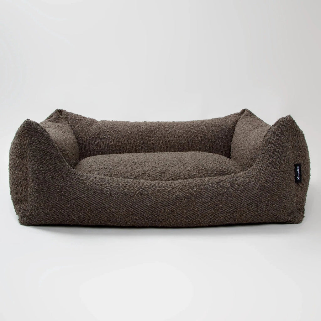 Billy Boucle seng - mocca - Petstudio.dk