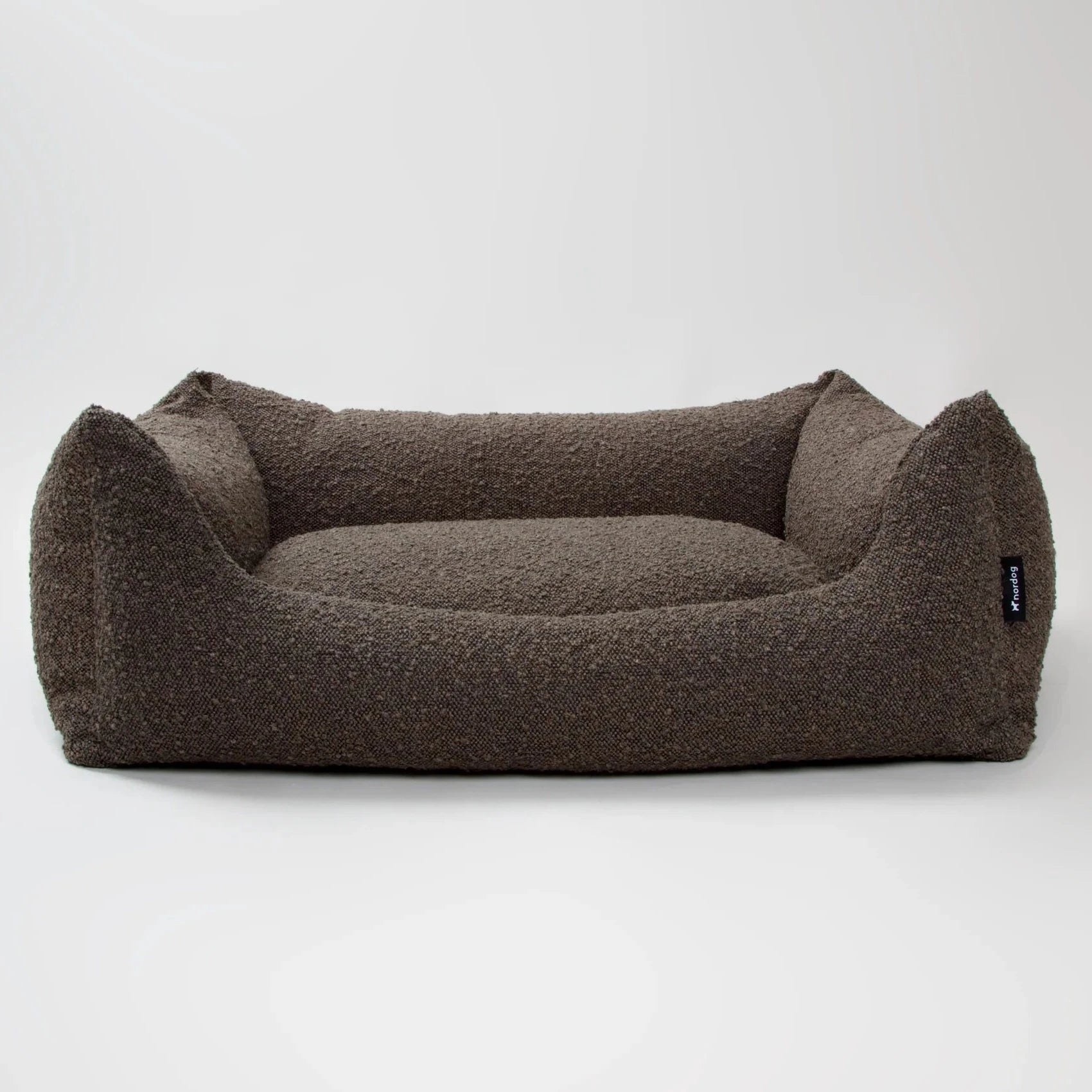 Billy Boucle seng - mocca - Petstudio.dk