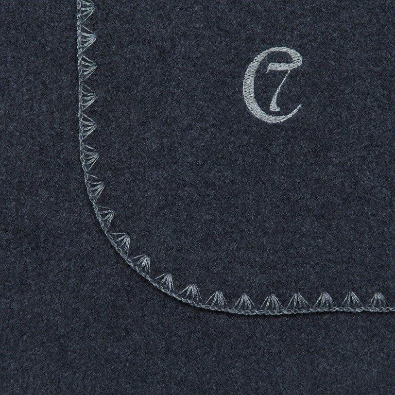 Fleece tæppe - mørkegrå - Petstudio.dk