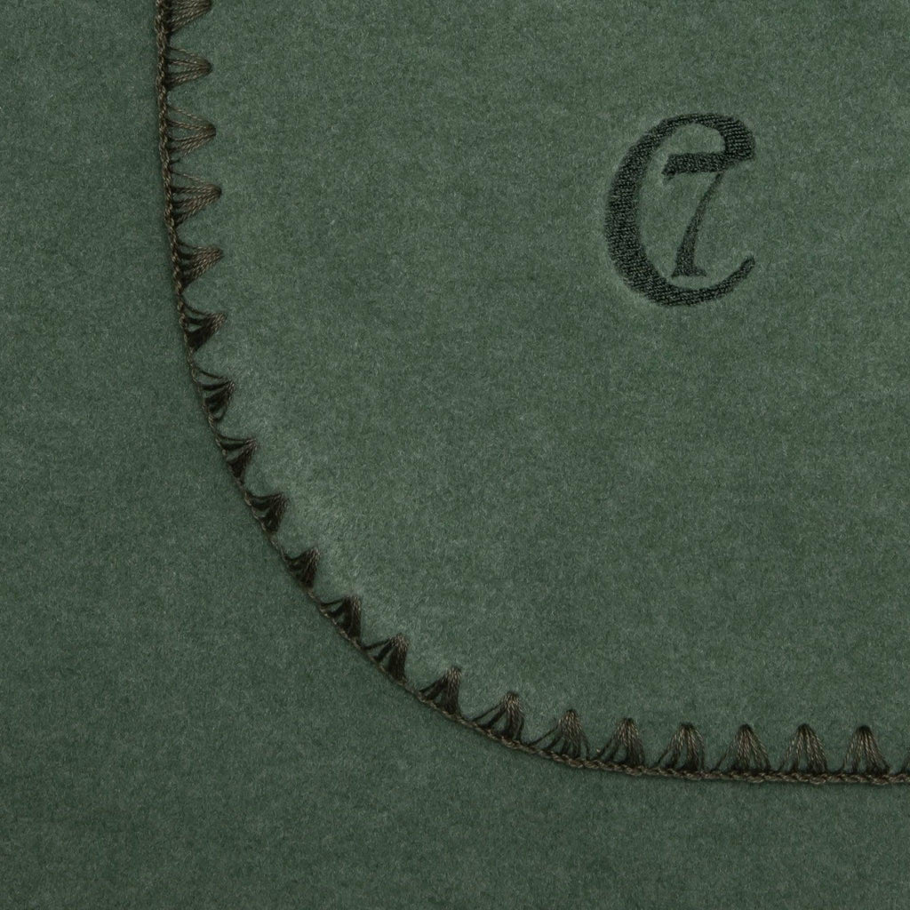 Fleecetæppe - støvet grøn - Petstudio.dk