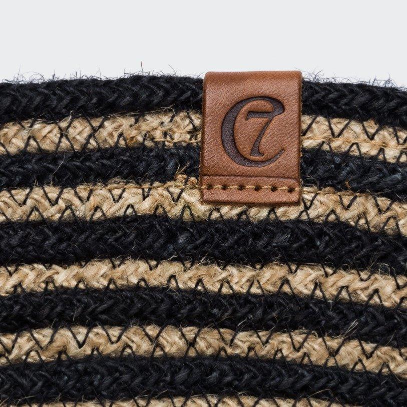 Fodermåtte - Jute Natur/Sort - Petstudio.dk