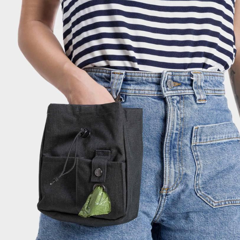 Godbidstaske - sort - Petstudio.dk